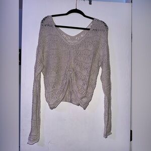Jessica Simpson Beige Knit Top